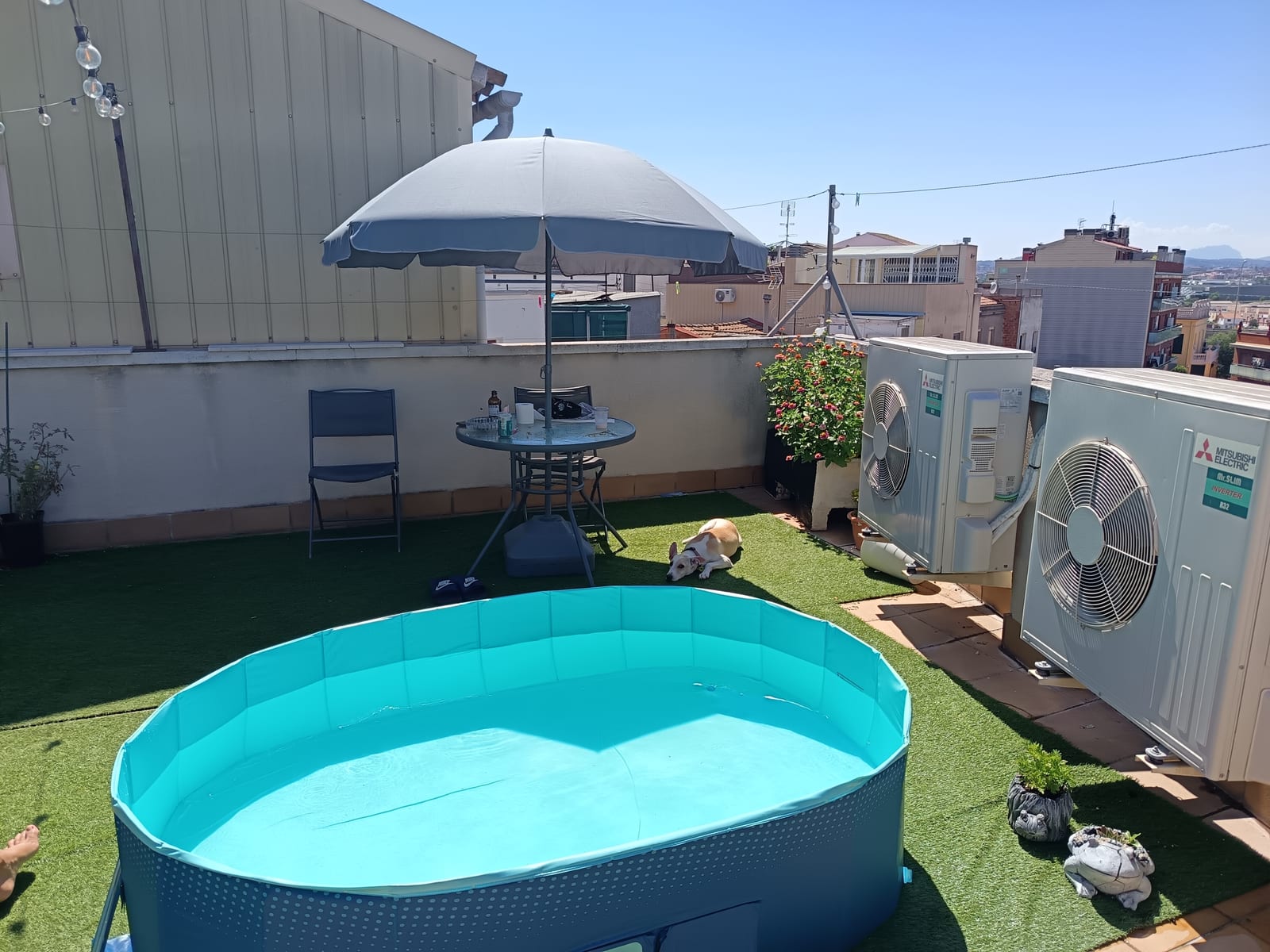 Asado con pileta
