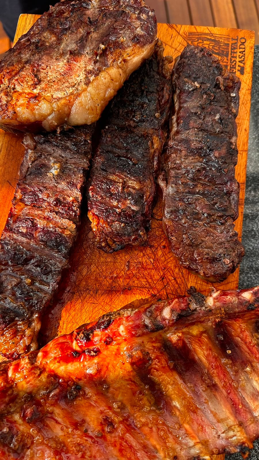 Asado argentino en Puebla-Mex