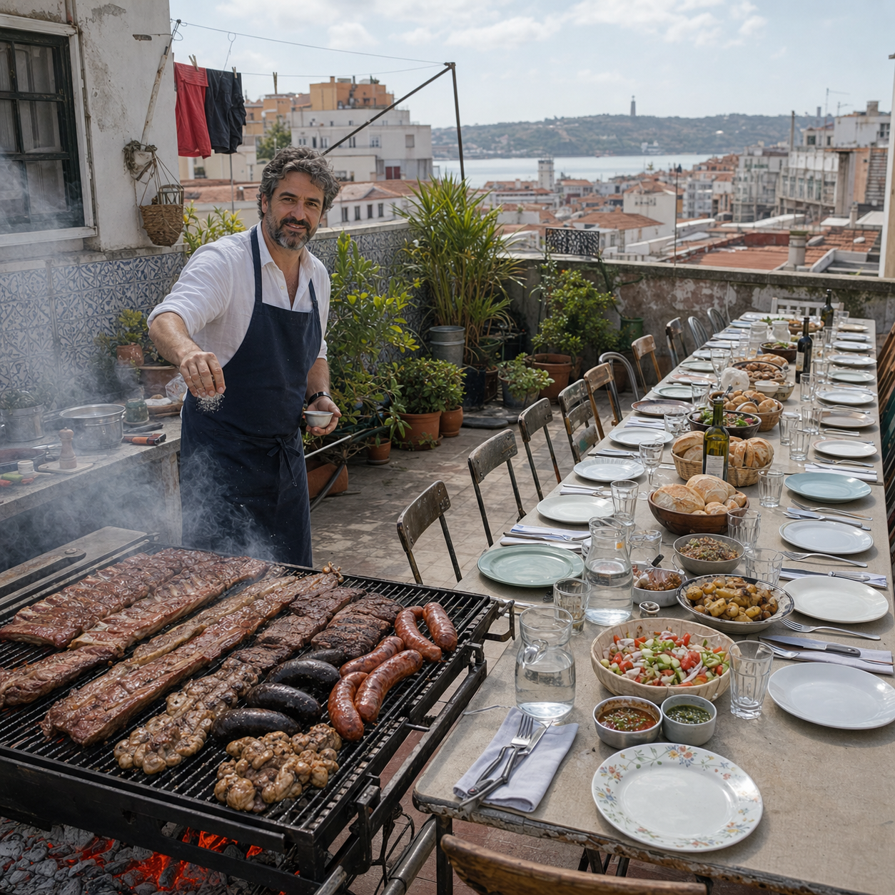 Asado con vista al Tajo